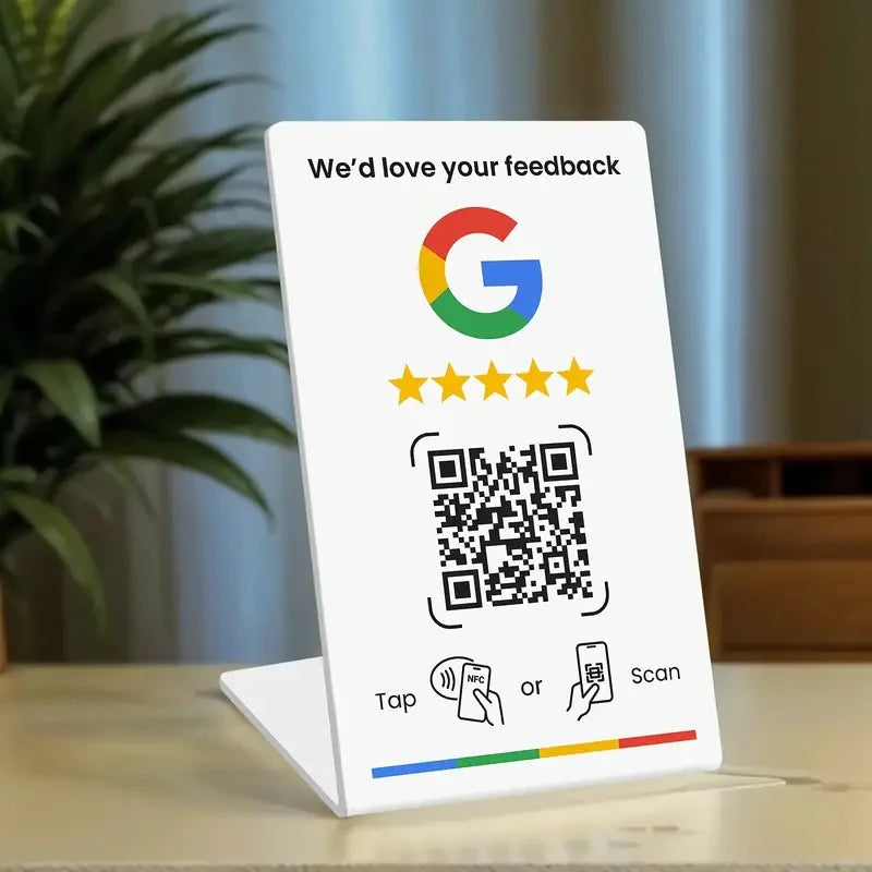 Google Review Stand NFC & QR Code