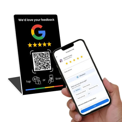Google Review Stand NFC & QR Code