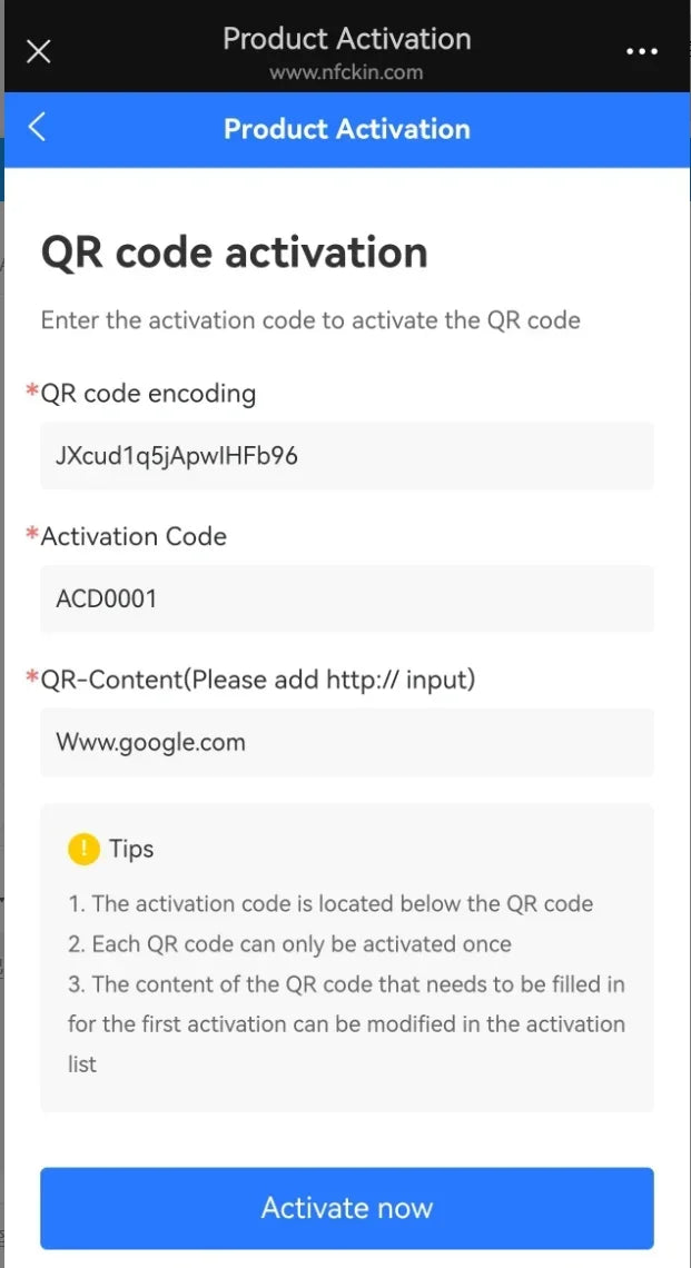 Google Review Plate NFC & QR Code