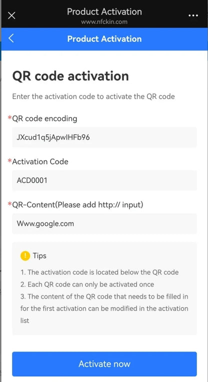 Google Review Plate NFC & QR Code
