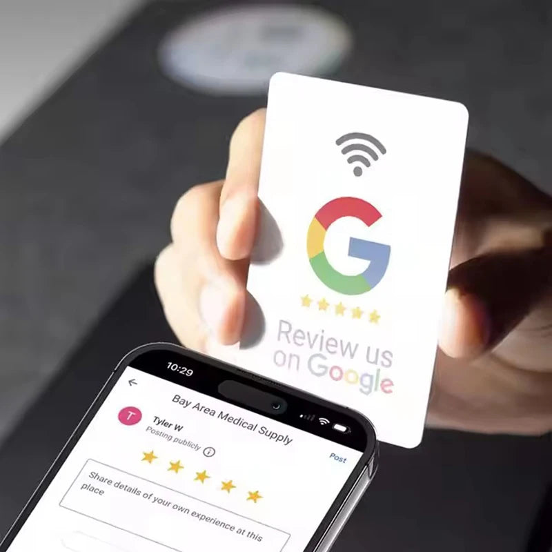 Google Review Card NFC & QR Code