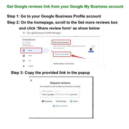 Google Review Plate NFC & QR Code