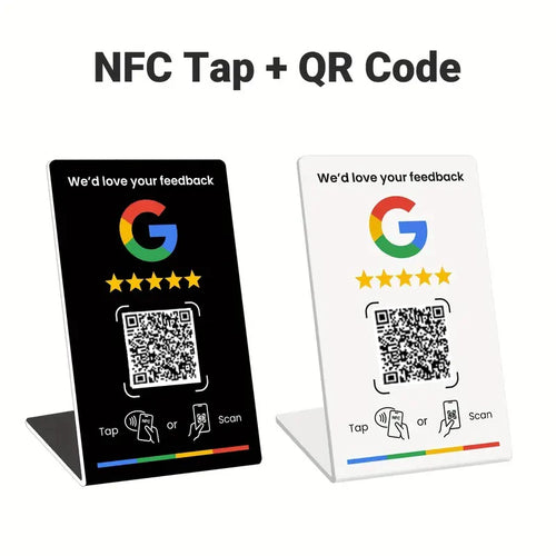 Google Review Stand NFC & QR Code