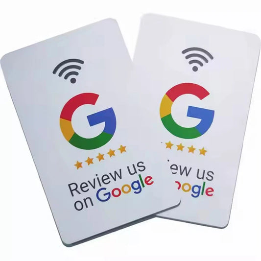 Google Review Card NFC & QR Code