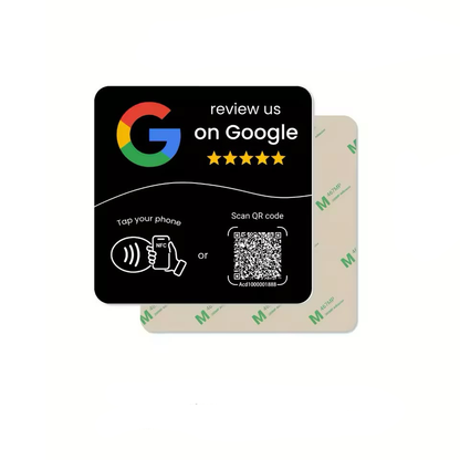 Google Review Plate NFC & QR Code