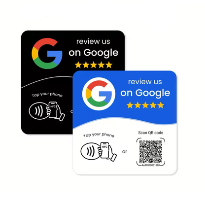 Google Review Plate NFC & QR Code